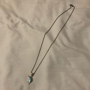 Turquoise Dolphin Necklace